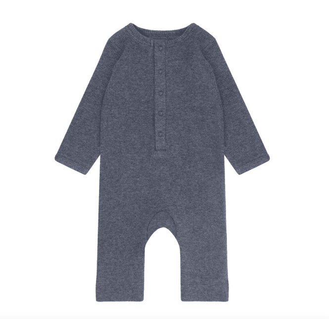 Hovedbilde Nyfødt Drakt Romper Vintage Indigo Melange Fixoni