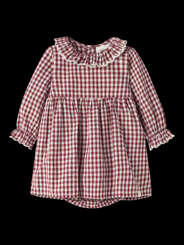 Roanne LS Body Dress Biking Red Lil Atelier