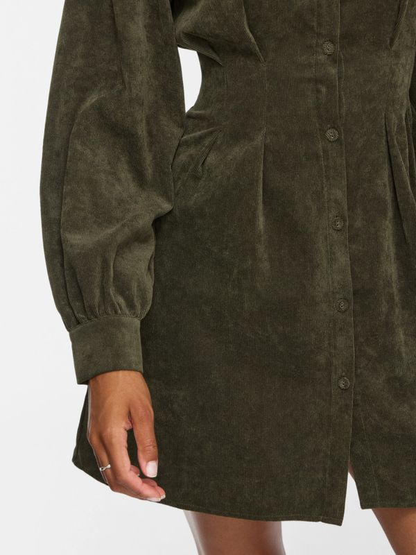 Vicordu LS Shirt Dress Forest Night VILA