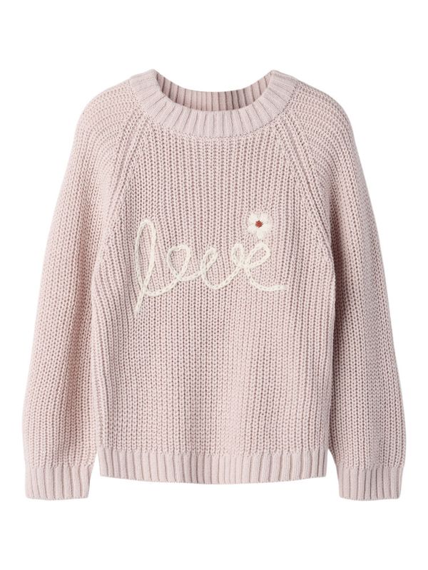Emlen Embroid Knit Hushed Violet Lil Atelier