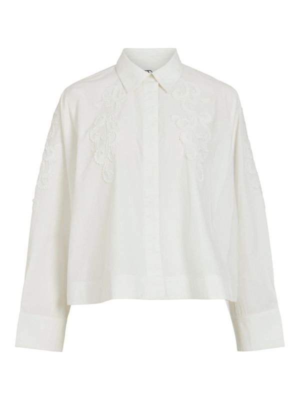 Rouhella LS Shirt Cloud Dancer Vila Rouge 