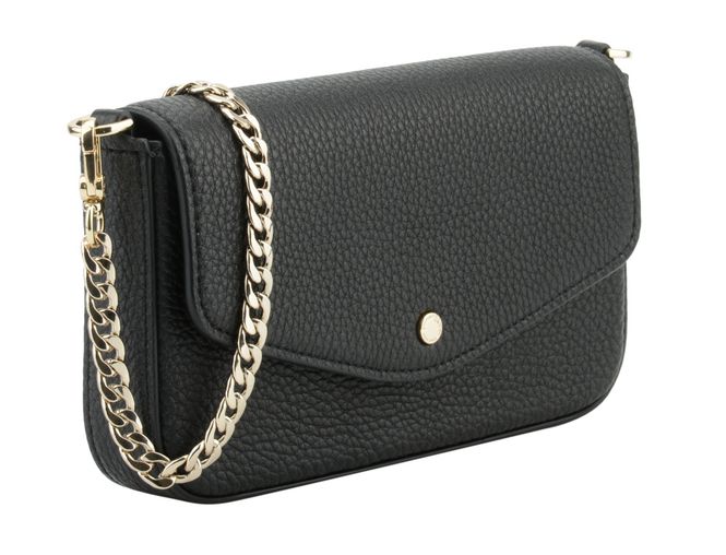 Hovedbilde Cowhide Leather Clutch Bag Noir POURCHET