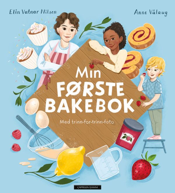 Hovedbilde Min Første Bakebok Elin Vatnar Nilsen