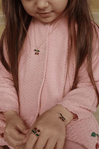 Smykkesett Cherry Gold Konges Sl&oslash;jd 