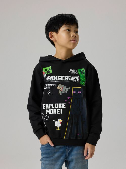 Hovedbilde Ju Minecraft Sweat Hoodie Black Name It 