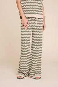 Hovedbilde Holmes Stripe Trousers Beige/Army Line Of Oslo