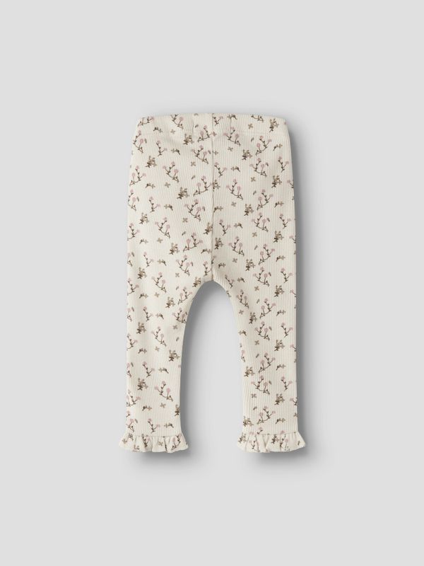 Lago Mer Slim Leggings Turtledove Rose Flower Lil Atelier