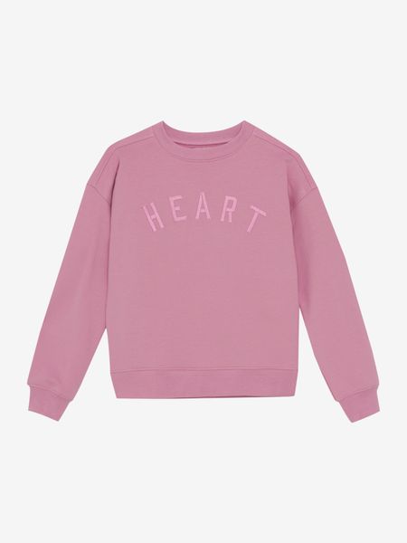 Sweatshirt Heart Wild Rose Creamie 