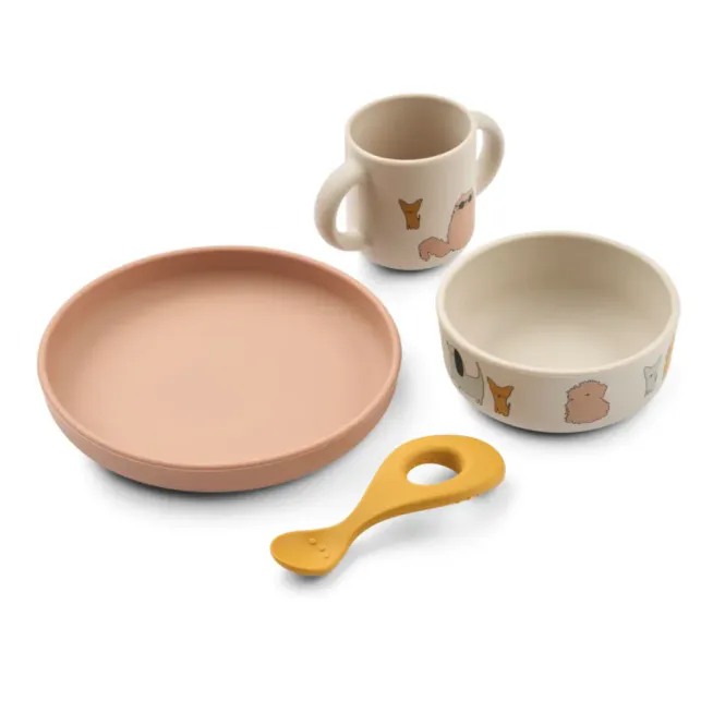 Hovedbilde Vivi Printed Tableware Set Cats and Dogs / Sandy ...