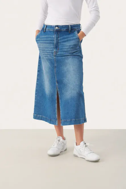 Hovedbilde Calia PW Skirt Medium Blue Denim Part Two 