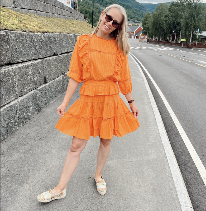 Lucca Skirt Orange Noella