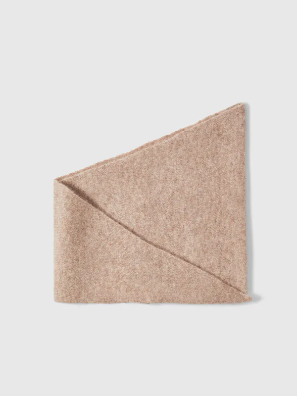 Maria Narrow Cashmere Scarf Oatmeal Melange Selected Femme 
