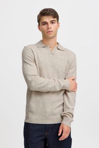 Hovedbilde Karl Polo Knit Light Sand Melange Casual Friday