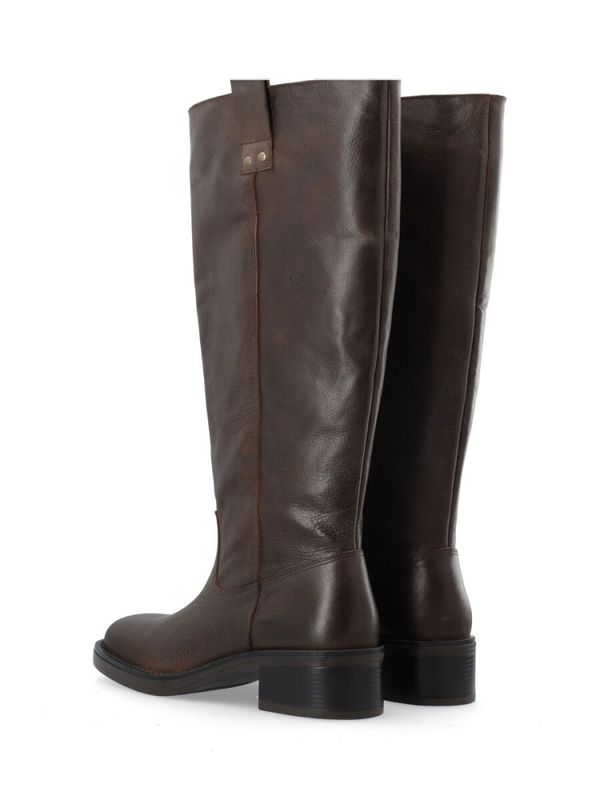 Biamary Lange Støvletter Brown BIANCO