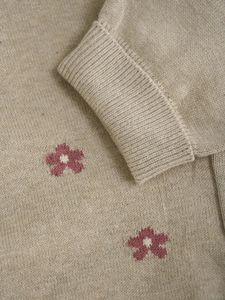 Hovedbilde Pants Knit Flower Beige Melange Minymo 
