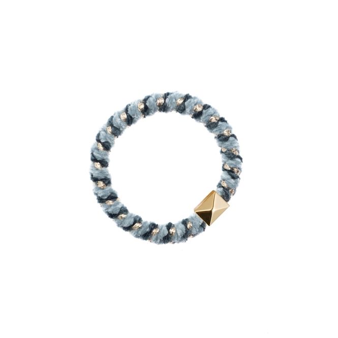 Hovedbilde Fluffy Fat Hair Tie w/Gold Ocean Mic DARK