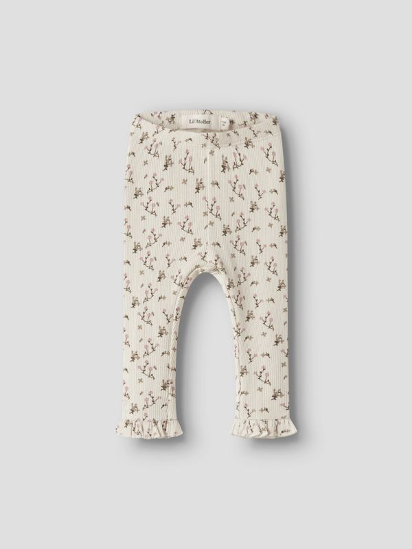 Lago Mer Slim Leggings Turtledove Rose Flower Lil Atelier