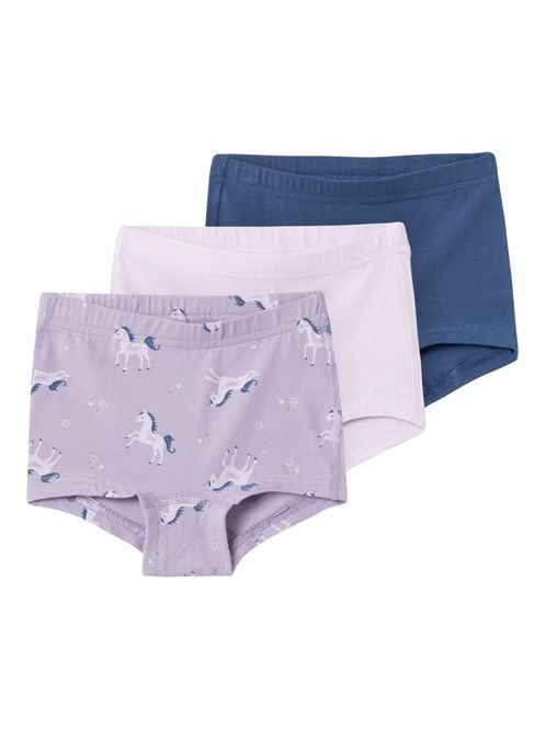 Hovedbilde Truse Lavender Aura Unicorn 3pk Name It