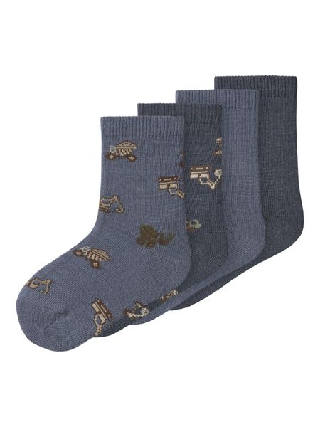 Ullsokker Mini Gutt Folkstone Gray Name It 