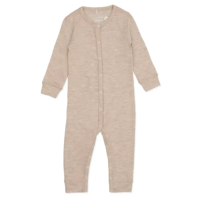 Hovedbilde Ullpysj Lys Beige Lillelam 