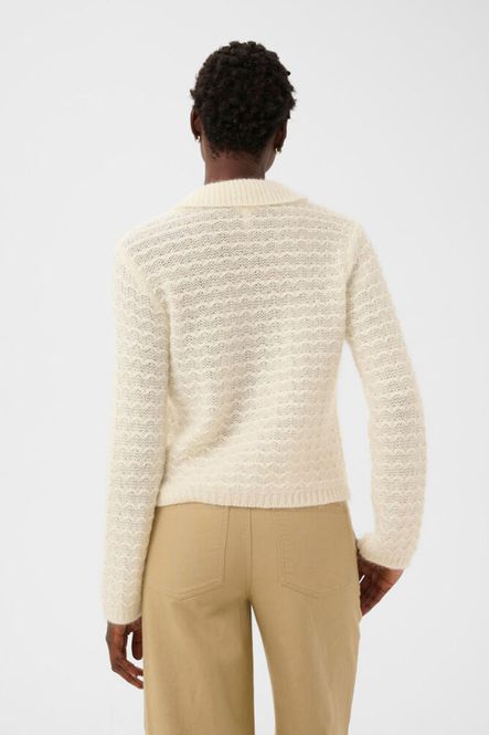 Hovedbilde Cardigan ZoraPW Whisper White Part Two