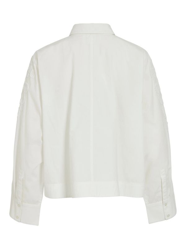 Rouhella LS Shirt Cloud Dancer Vila Rouge 
