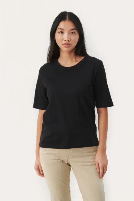 Hovedbilde RatanaPW T-Skjorte O-Neck Black Part Two