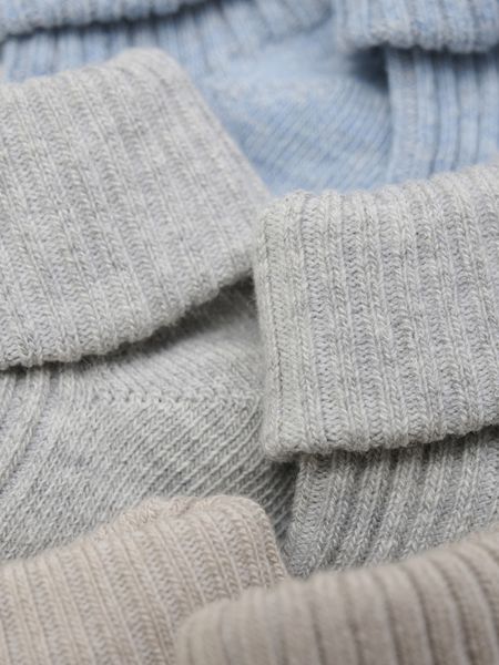 Baby Sock Rib 3pk Winter Sky Minymo 