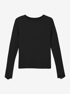 Hovedbilde Genser Tynn Rib Black Creamie 