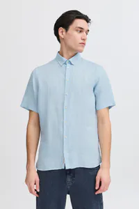 Hovedbilde Anton Skjorte Kortermet Chambray Blue Casual ...