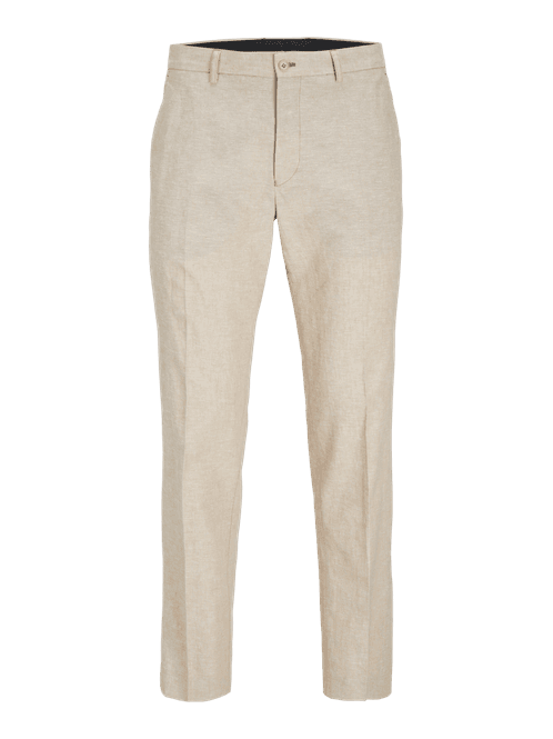 Hovedbilde Rivera Linen Trouser Slim Fit Travertine Jack & ...
