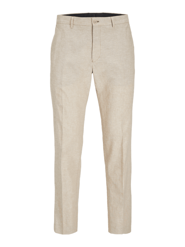 Rivera Linen Trouser Slim Fit Travertine Jack & Jones