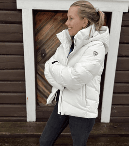 Hovedbilde Dunjakke Wispile Ripstop Ski Jacket Nature White ...