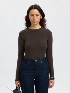 Hovedbilde Manja Langermet O-Neck Delicioso Brown Selected ...