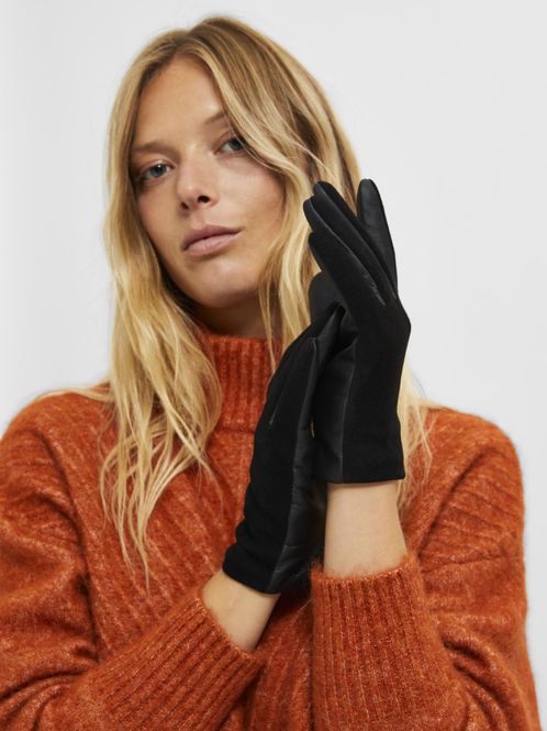 Hovedbilde Marina Leather Glove Selected Femme