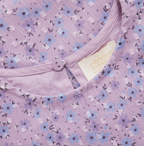 Hovedbilde Kjole Flower Dobby Lavender Frost Creamie