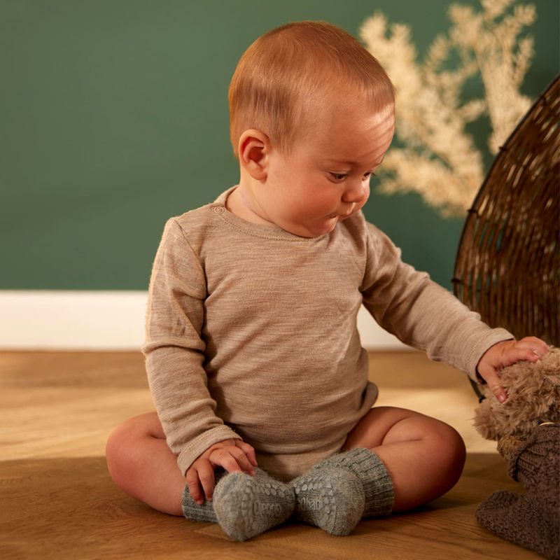 Sokker Alpaca Antiskli Walnut GoBabyGo
