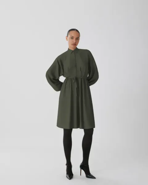 Visurashil Langermet Shirt Dress Deep Depths VILA