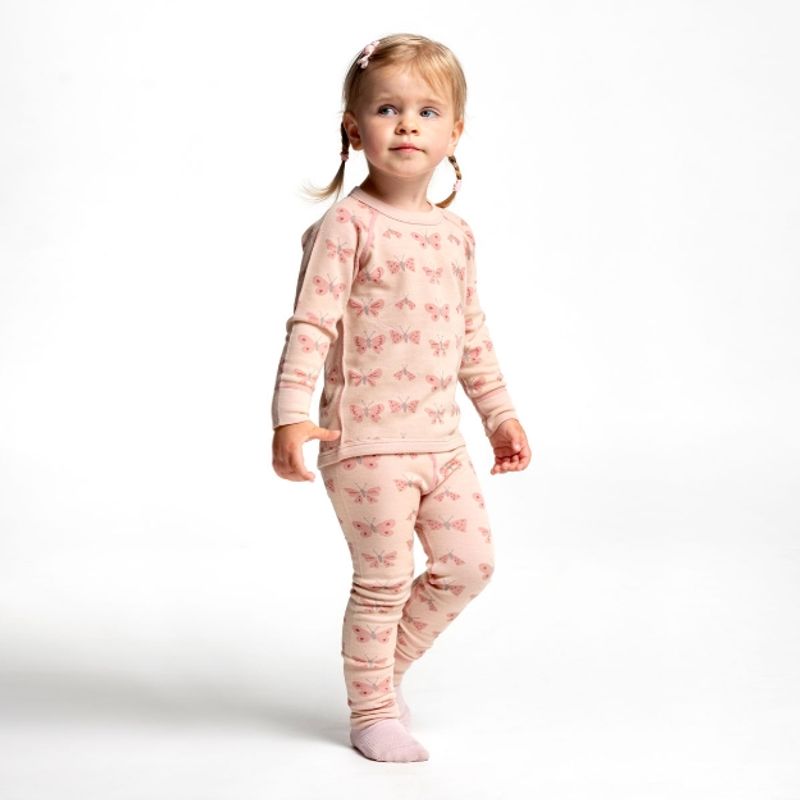 Poppy Ullongs Sommerfugl Beige/Rosa Safa