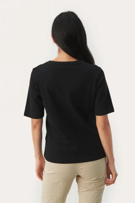 Hovedbilde RatanaPW T-Skjorte O-Neck Black Part Two