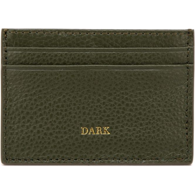 Hovedbilde Leather Card Holder Army Green 