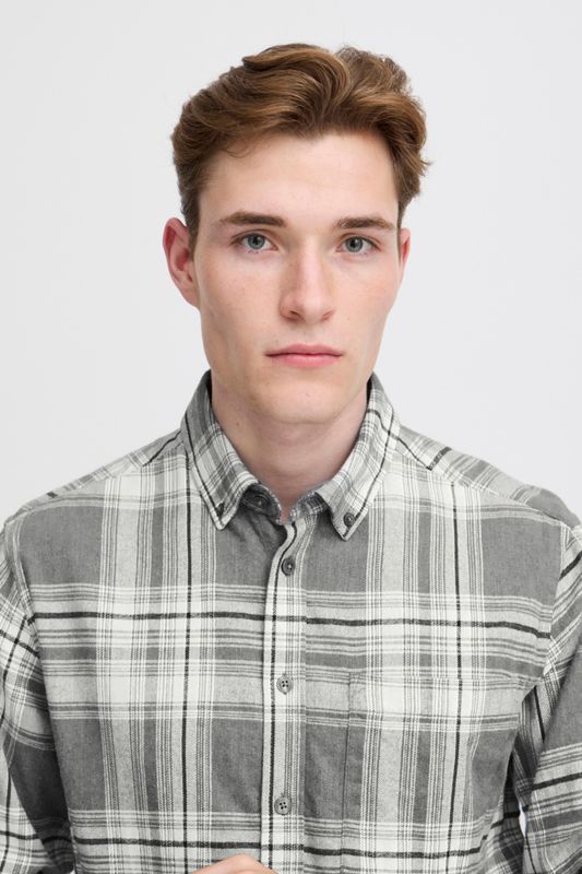 Flanellskjorte Anton Pewter Mic Casual Friday 