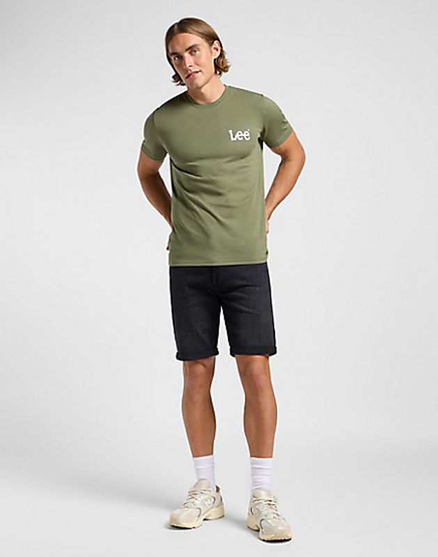T-Skjorte Medium Woobly Lichen Olive  LEE