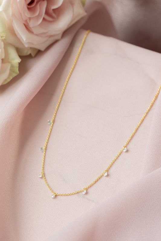 Daisy Necklace Clear SecretsByB