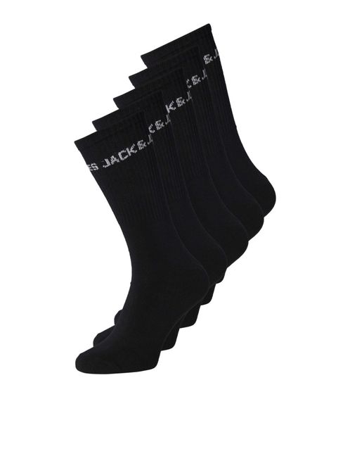Hovedbilde Tennissokker Basic Black 5pkn Jack & Jones Junior