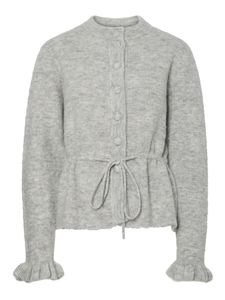 Hovedbilde Thellis LS Knit Cardigan Light Grey Melange YAS