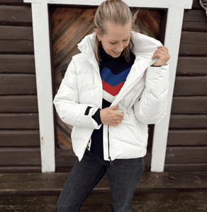 Hovedbilde Dunjakke Wispile Ripstop Ski Jacket Nature White ...