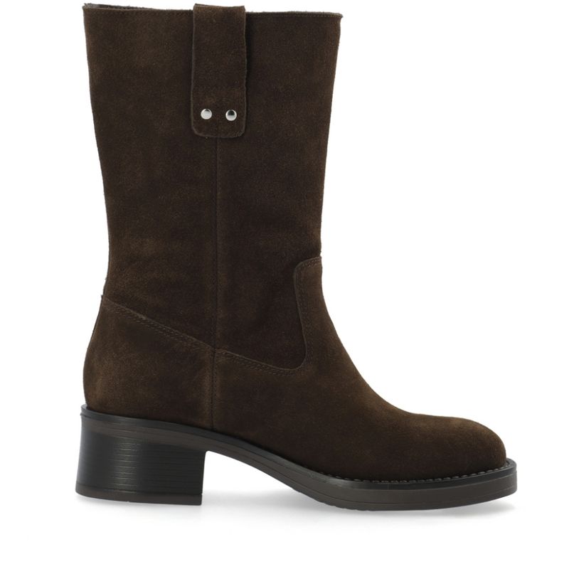 Biamary Semsket Skinnboots Mid Pull On Brown Bianco 