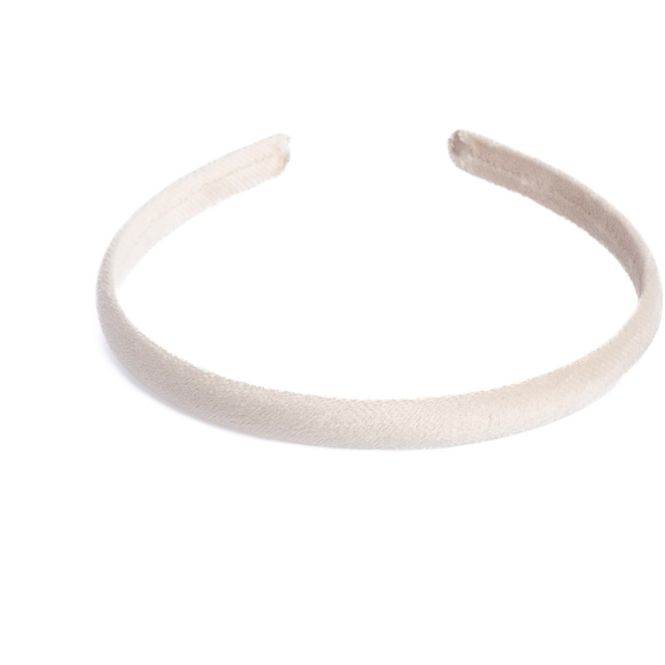 Hovedbilde Velvet Hair Band Thin Sand DARK