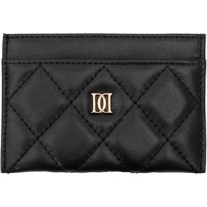 Hovedbilde Leather Quilted Card Holder Black DARK